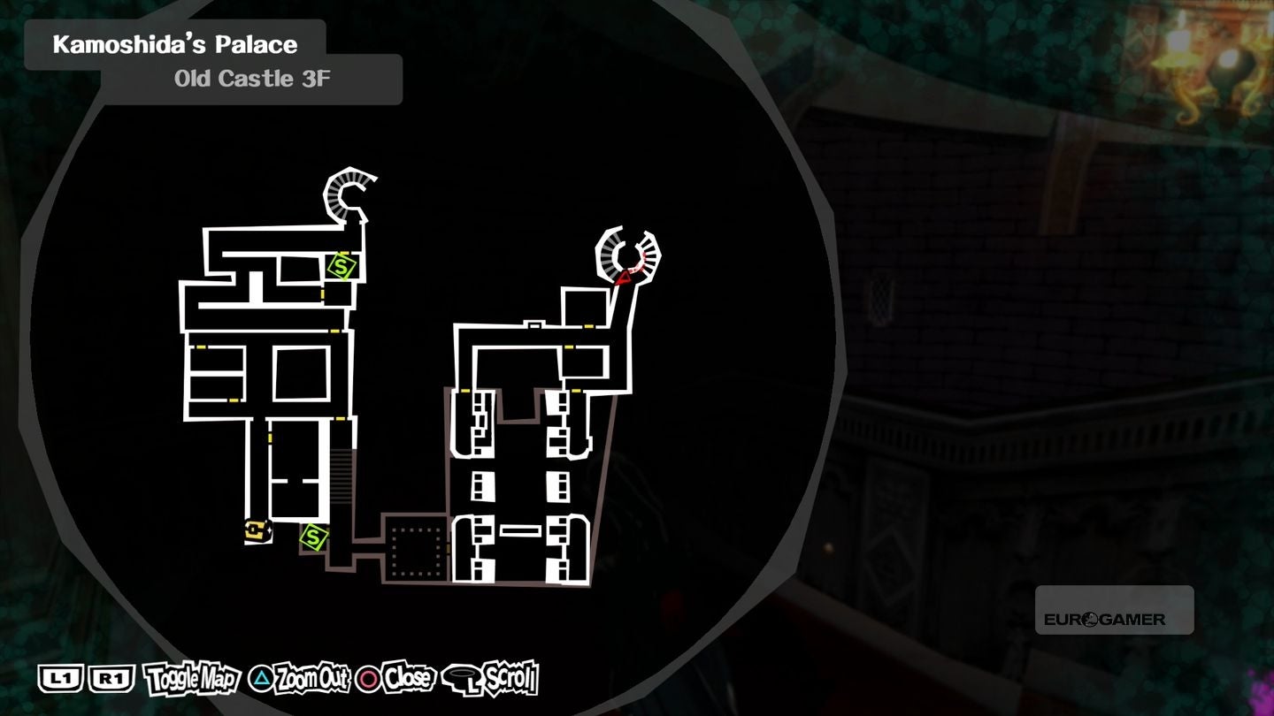 Persona 5 Kamoshida Palace Torn King of Desire, 3F Key for the Gated